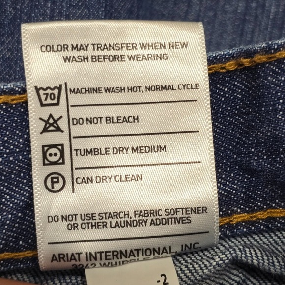 Ariat M3 Jeans Mens Loose Fit Denim Size 34x30 Distressed Workwear Ranchwear - Picture 9 of 16